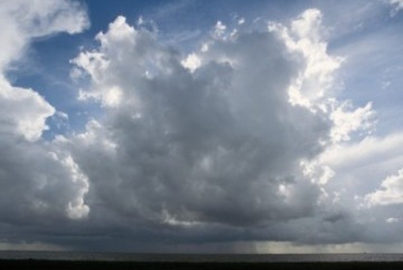 Angin dan awan (ilustrasi)