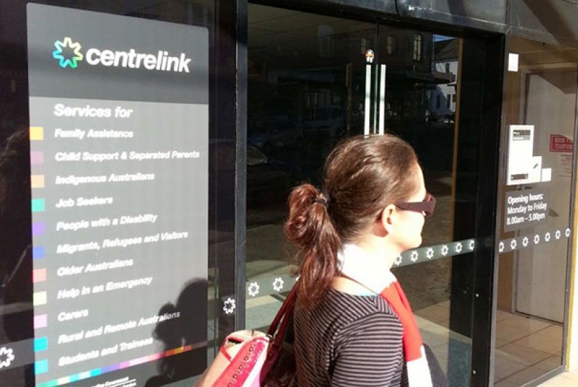 Angka pengangguran tidak diambil dari Centrelink.