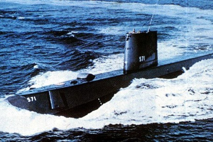 Kapal selam nuklir Amerika Serikat (ilustrasi). 