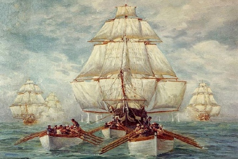 Angkatan Laut Prancis banyak membantu pasukan AS melawan Inggris 
