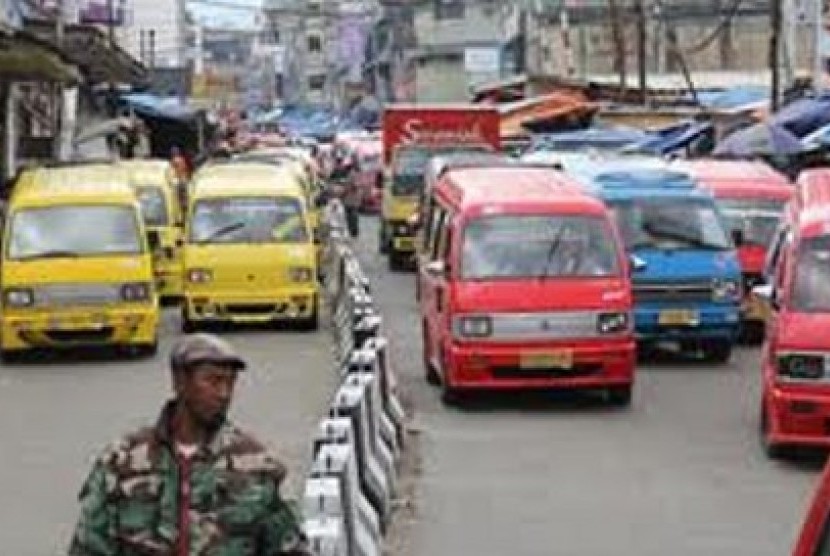 Jalur jalanan di Sukabumi