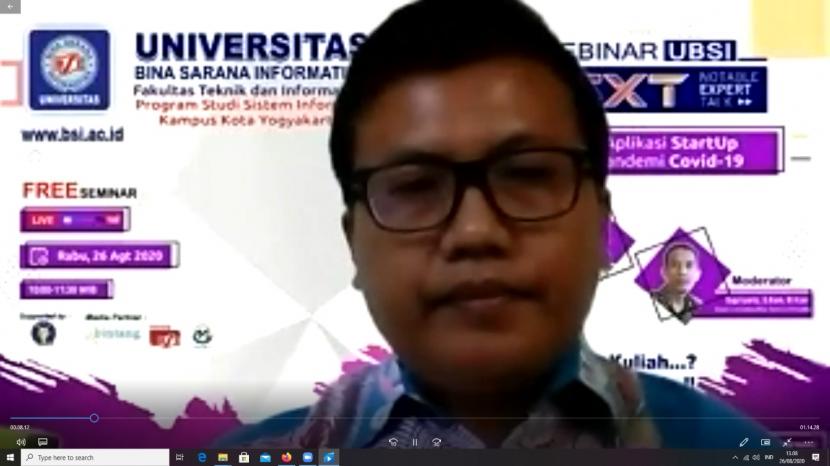 Anik Andriani, kaprodi Sistem Informasi UBSI Kampus Yogyakarta membagikan tips sukses membangun bisnis startup.