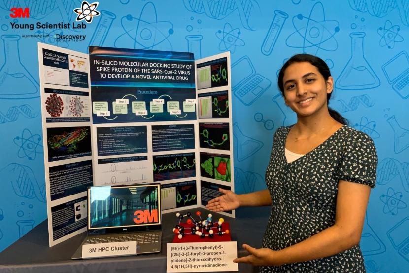 Anika Chebrolu dinobatkan sebagai Americas Top Young Scientist dalam kompetisi 3M Young Scientist Challenge 2020.