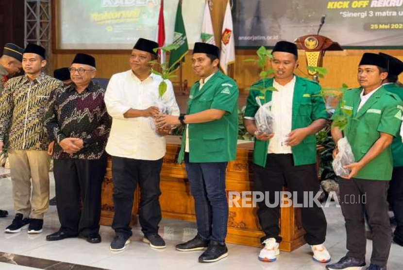 Ansor Jatim dorong para kader mandiri secara ekonomi.