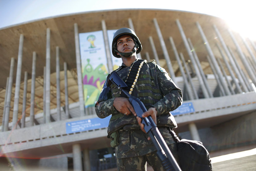 Aparat keamanan Brasil.