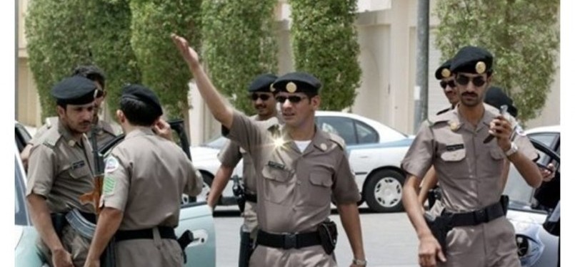 Aparat kepolisian Arab Saudi (ilustrasi).
