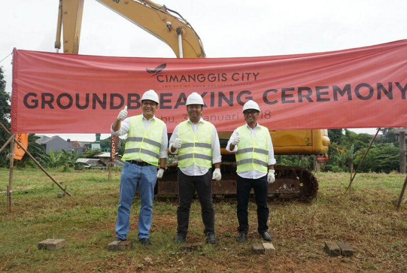 Apartemen Cimanggis City melakukan groundbreaking pembangunan apartemen.