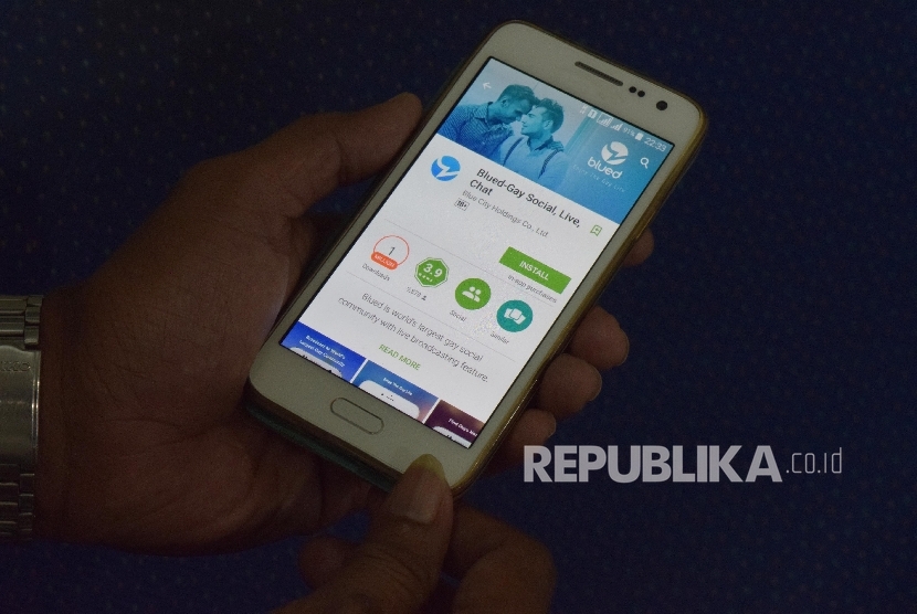 Gay app was used by Bogor based online male prostitution ring to offer minors to gay. (ilustration)