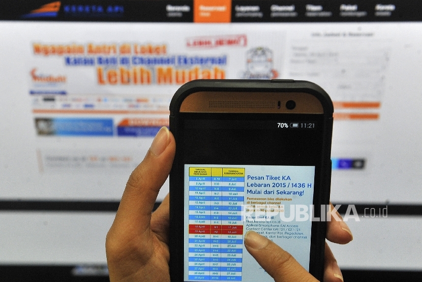 Aplikasi mobile pembelian tiket kereta api