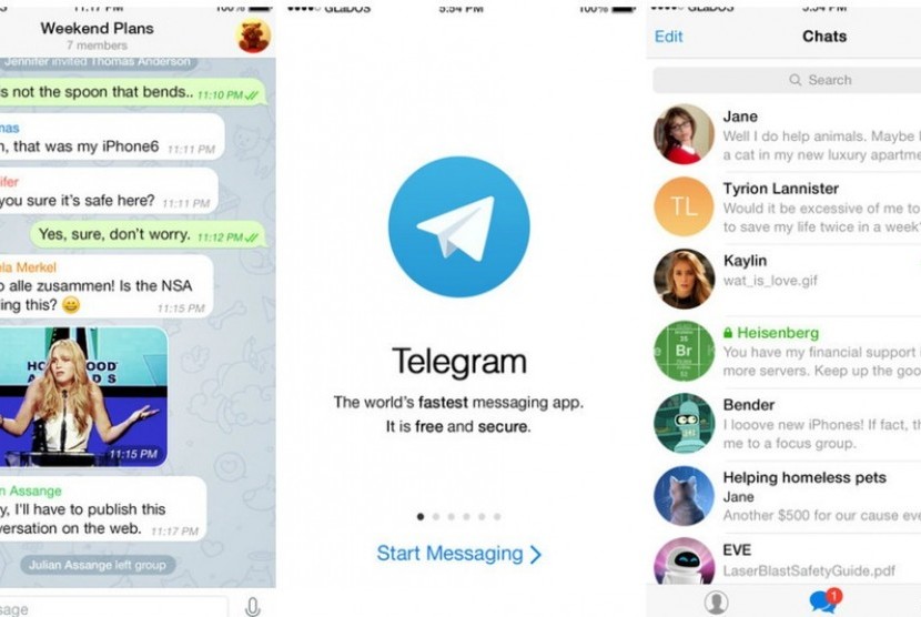 aplikasi telegram