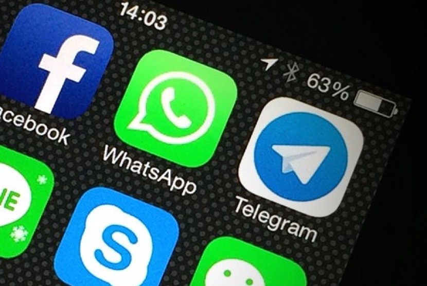 Aplikasi Telegram tengah mengembangkan fitur reactions on message atau reaksi terhadap pesan (Foto: ilustrasi aplikasi Telegram)