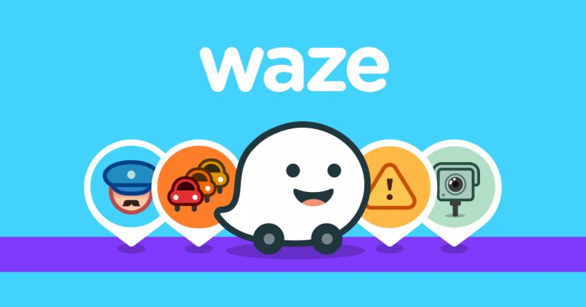 Aplikasi Waze.