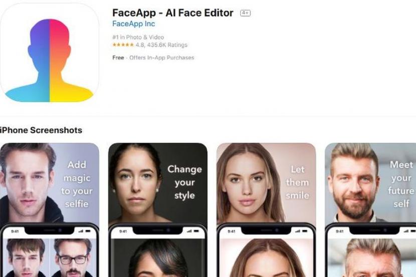 Ulama Malaysia Haramkan Penggunaan Aplikasi Faceapp. Aplikasi Faceapp.
