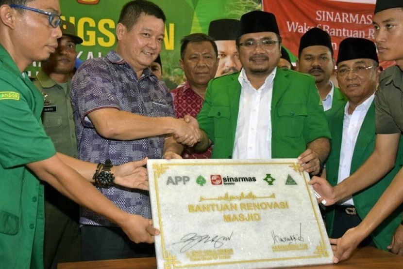 APP Sinar Mas dan GP Ansor Kerjasama Renovasi Masjid Riau