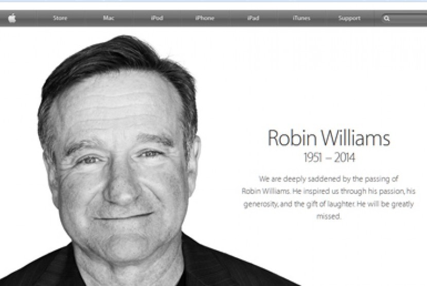 Apple mengenang Robin Williams. 