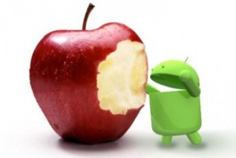 Apple dan Google ilustrasi