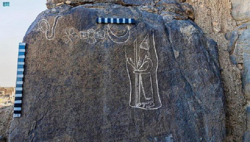 Arab Saudi mengumumkan penemuan arkeologi di wilayah utara yang terdiri dari prasasti batu Raja Nabonidus dari Babilonia yang berasal dari tahun 540 sebelum masehi 