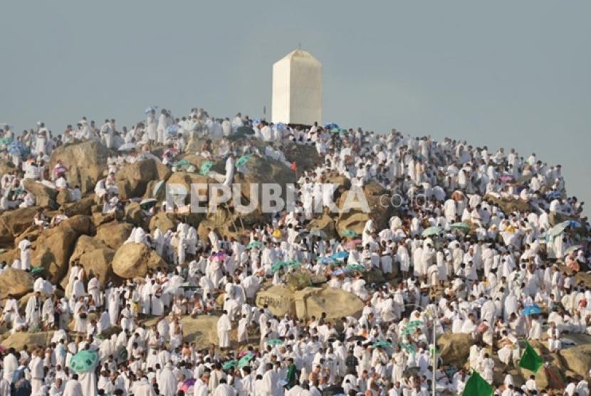 Jamaah Haji Indonesia Paling Banyak Dengarkan Khutbah Arafah. Foto:   Arafah (ilustrasi)