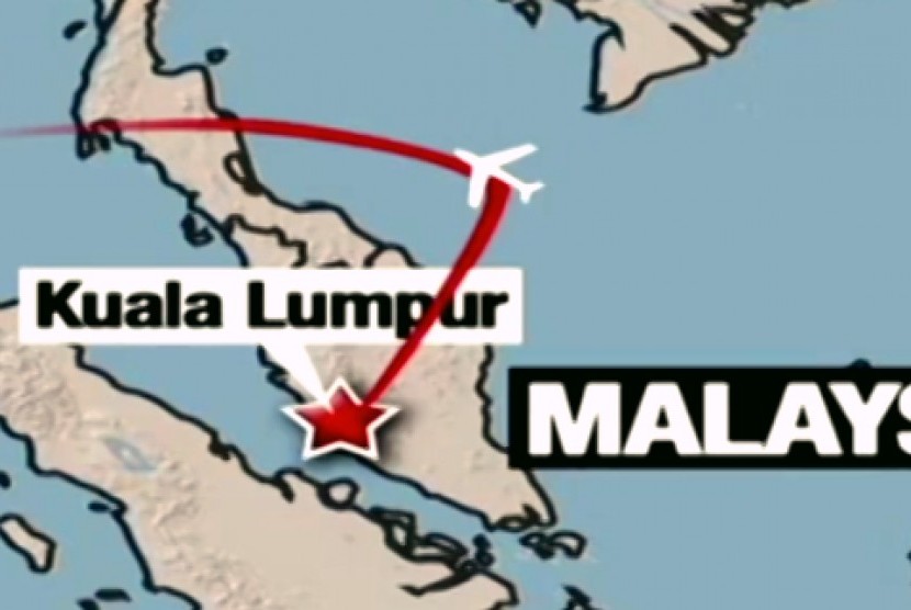 Arah penerbangan MH370