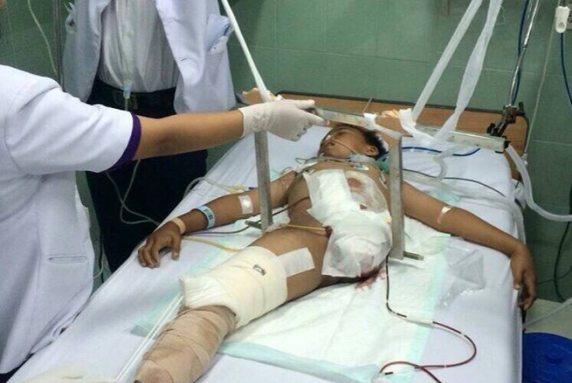 Ardias, bocah lima tahun korban kecelakaan tragis terlindas truk pasir di Cibitung, Ahad (18/10) pekan lalu.