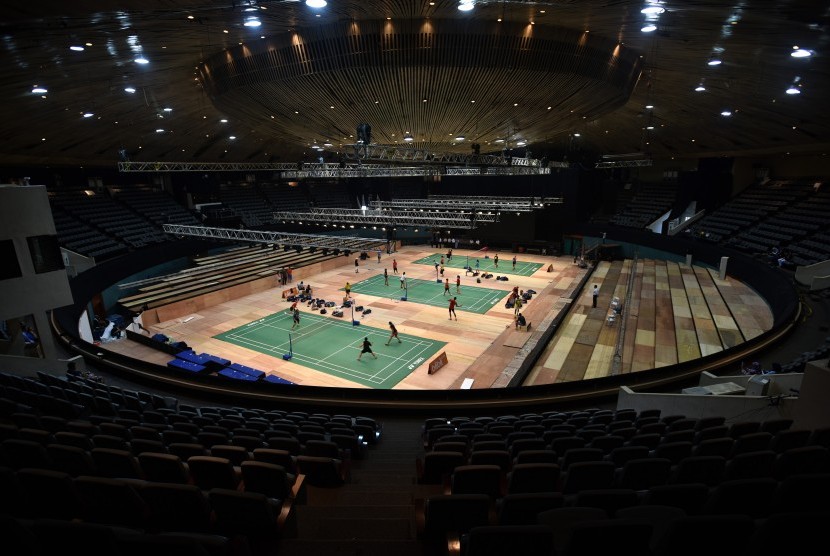 Arena baru BCA Indonesia Open 2017 di Plenary Hall, JCC Senayan, Jakarta.