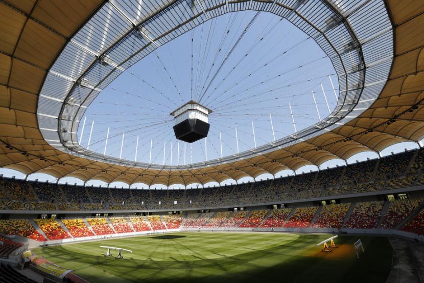 Arena Nationala di Bukares, Rumania, tuan rumah tiga pertandingan Grup C Euro 2020.
