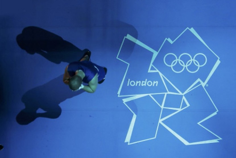 Arena ring tinju Olimpiade London (ilustrasi)