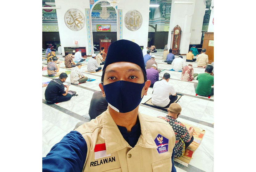 Arief Rosyid Hasan, Ketua Pemuda DMI yag juga koordinator Gerakan Bangkit dari Masjid