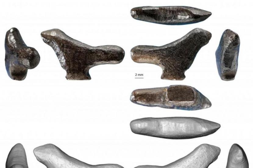 Arkeolog berhasil menemukan patung burung berusia 13.500 tahun di situs penggalian Lingjing, China. 