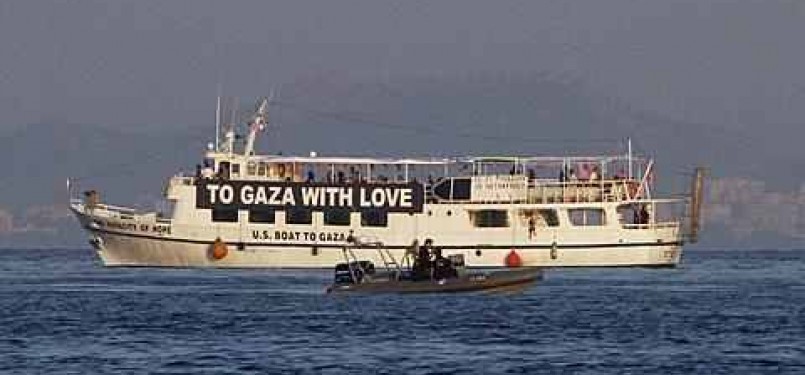 Armada kecil pelayaran mengangkut bantuan ke Gaza