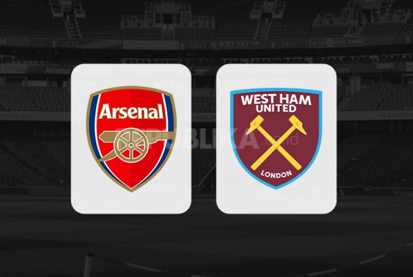 Infografis Arsenal Vs West Ham United | Republika Online