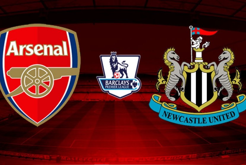 Arsenal versus Newcastle United.