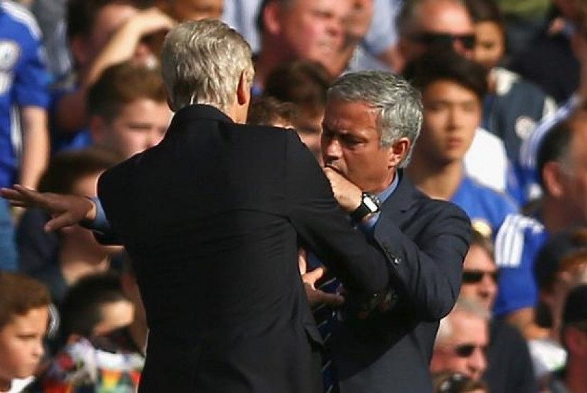 Arsene Wenger dan Jose Mourinho.