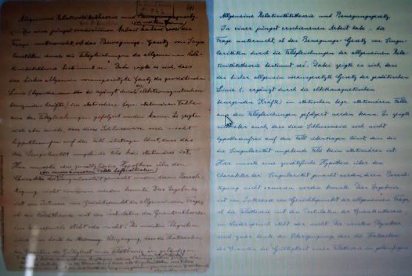 Arsip tulisan tangan Albert Einstein