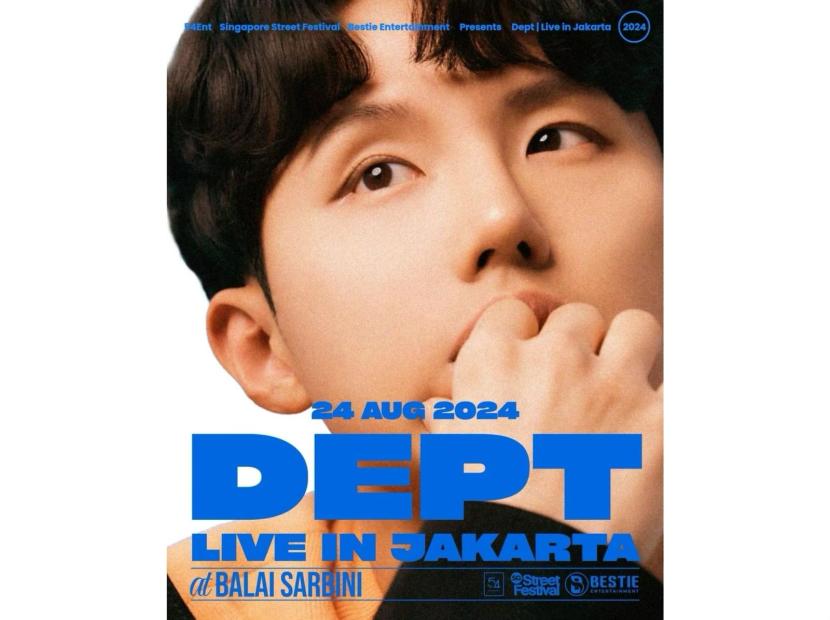 Artis indie K-Pop, DEPT, siap menggelar tur konser Asia termasuk ke Jakarta pada 24 Agustus 2024.