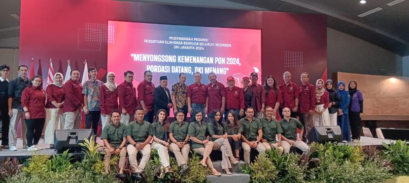 Aryo Djojohadikusumo terpilih secara aklamasi sebagai Ketua Persatuan Olahraga Berkuda Seluruh Indonesia (Pordasi) DKI Jakarta untuk periode 2024-2028 dalam Musyawarah Provinsi Pordasi DKI Jakarta, di Jakarta Internasional Equestrian Park, Pulomas, Jakarta Timur, Jumat (12/1/2024). 