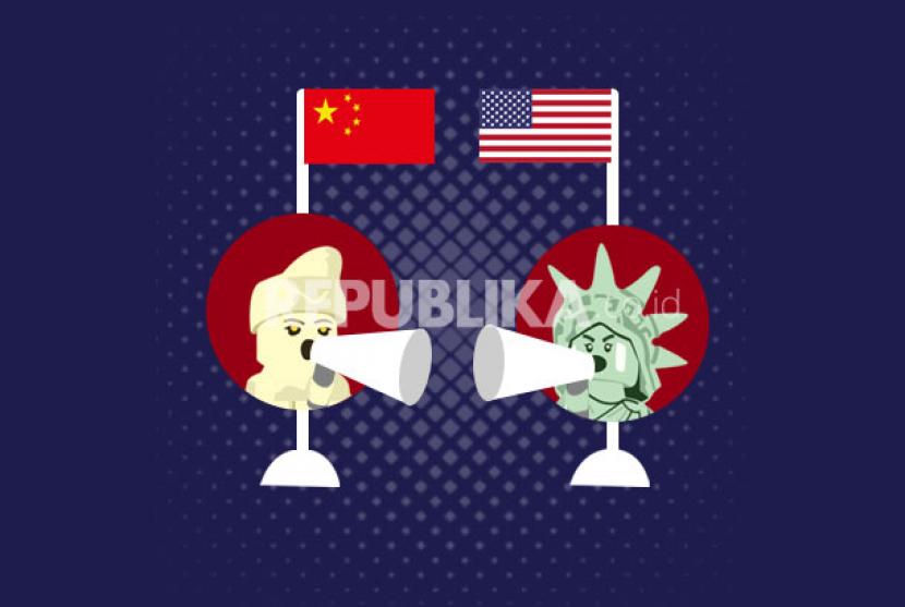 AS dan China saling menjatuhkan sanksi.