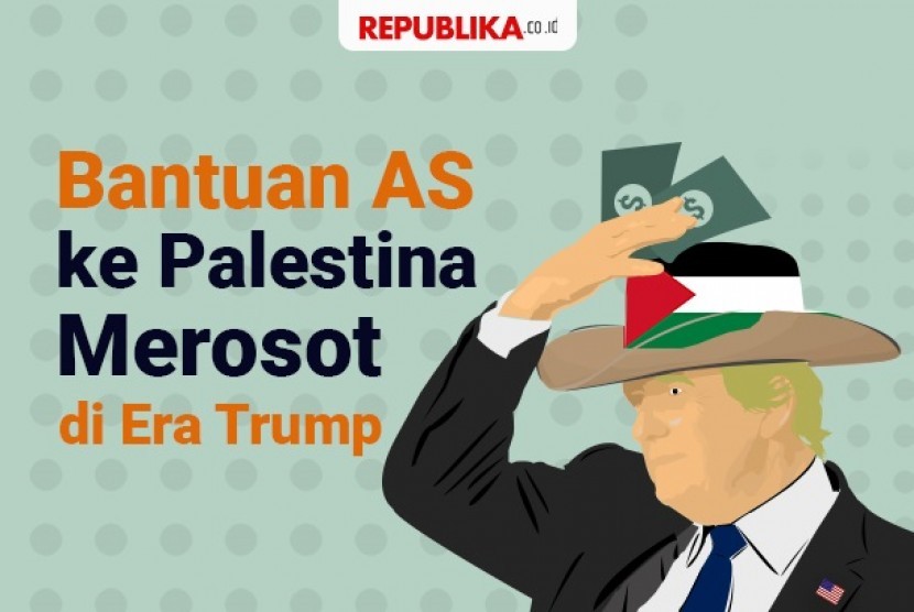 AS memangkas bantuan ke Palestina hingga 50 persen di era Trump