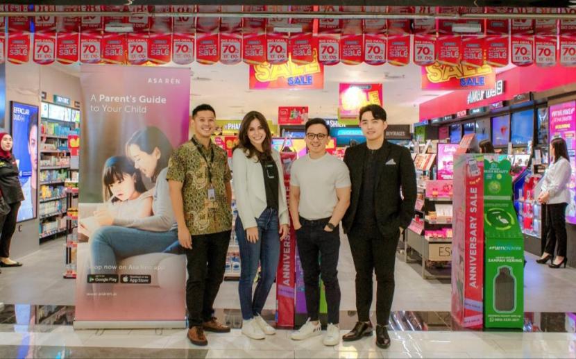 Asa Ren, mengembangkan kerjasama dengan Watson Indonesia - perusahaan retail kesehatan dan kecantikan  di pasar Asia dan Eropa,