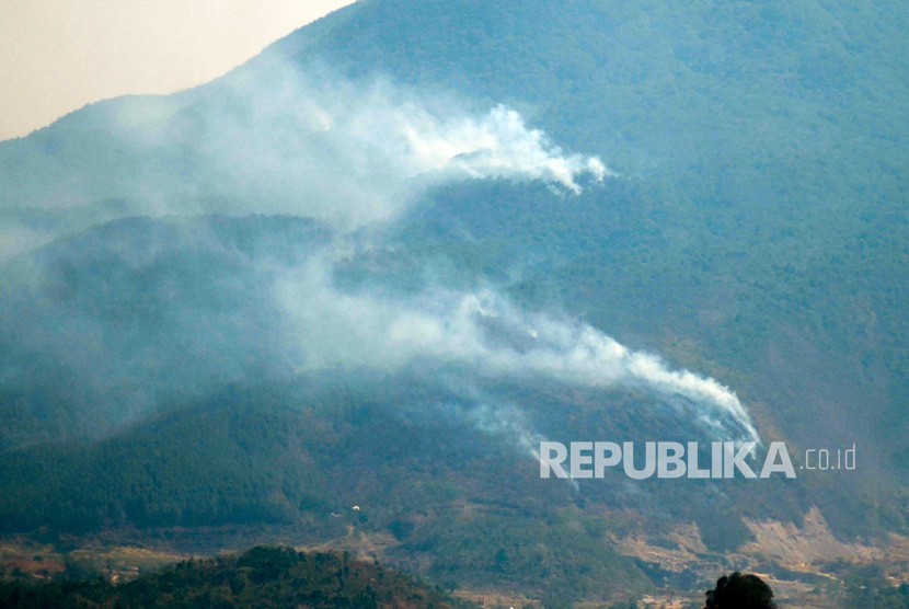 Kebakaran gunung (Ilustrasi)