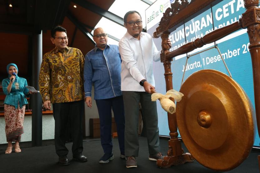 Asosiasi Asuransi Syariah Indonesia (AASI) meluncurkan Cetak Biru Asuransi Jiwa Syariah di Jakarta, Kamis (1/12). 