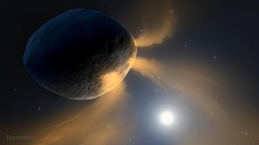 Asteroid 3200 Phaethon menunjukkan reaksi aneh saat berada dekat matahari.