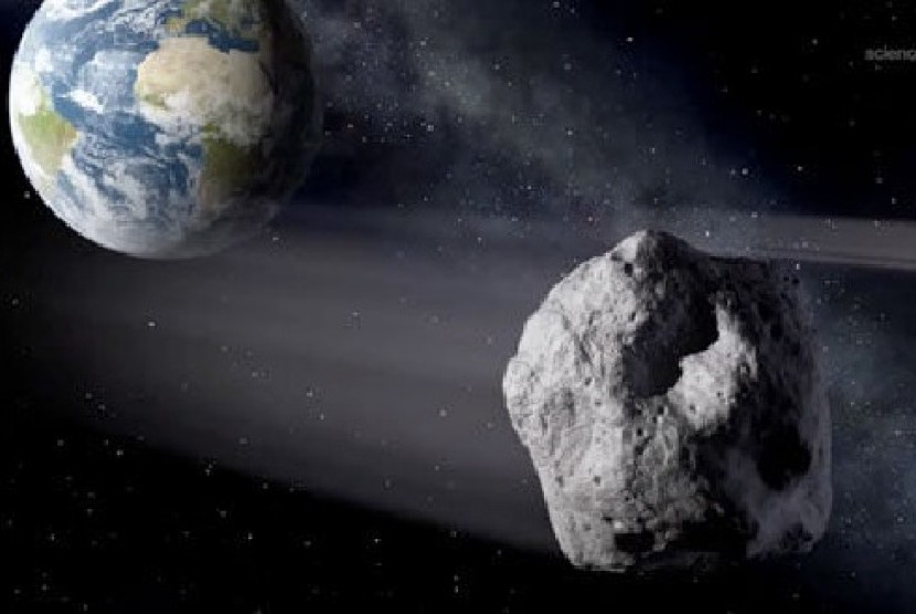 Asteroid. ilustrasi