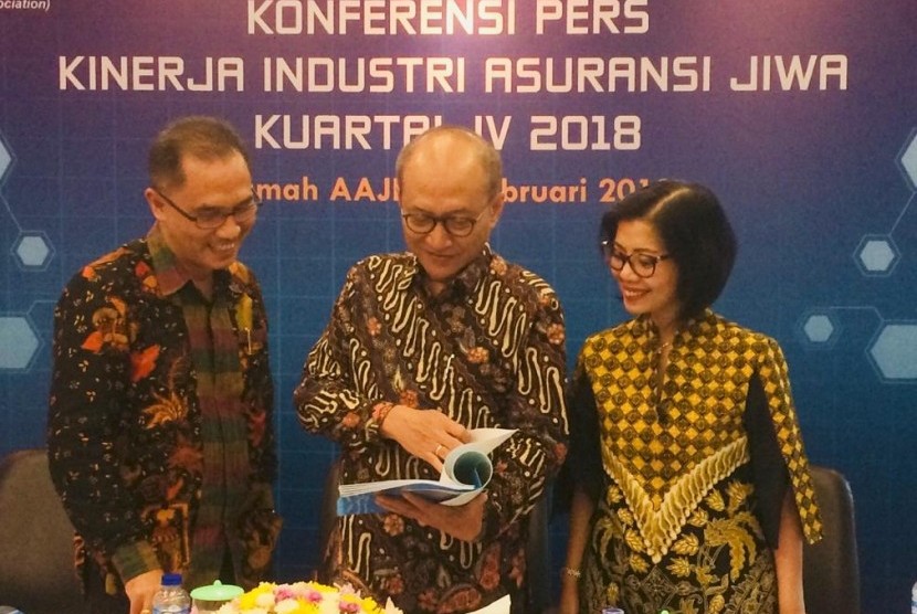 Asuransi Jiwa. Konferensi pers kinerja industri Asuransi Jiwa  kuartal IV 2018.