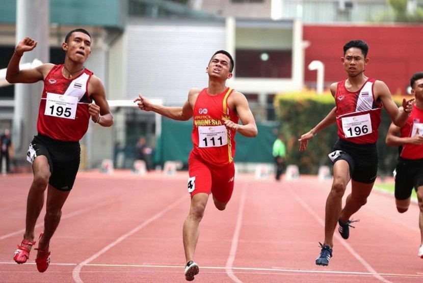 Atlet asal Indonesia mengikuti ASEAN Schools Games (ASG) 2017 di Singapura.