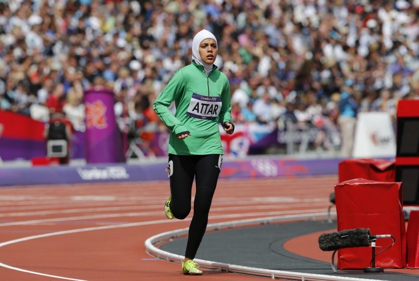 Atlet lari Arab Saudi, Sarah Attar.