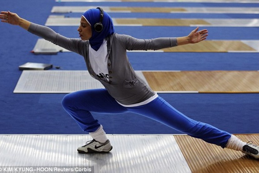 Atlet muslimah (ilustrasi).