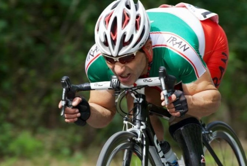 Atlet sepeda difabel Iran, Bahman Golbarnezhad