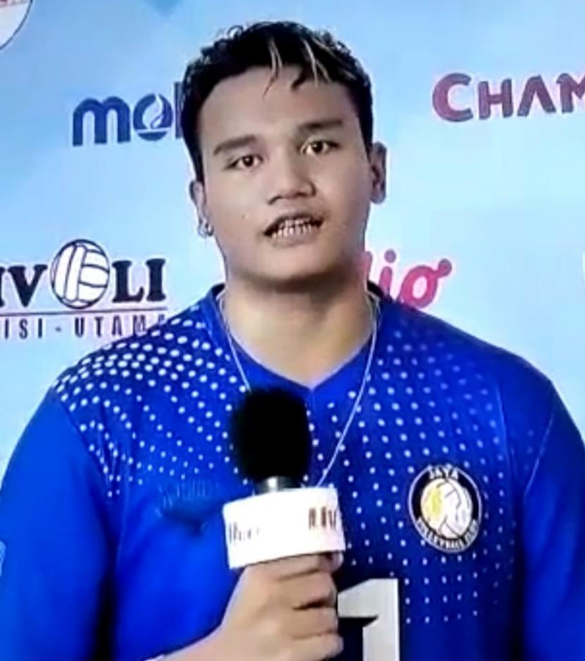 Atlet voli Tanah Air Muhammad Daffa Adryanshah.