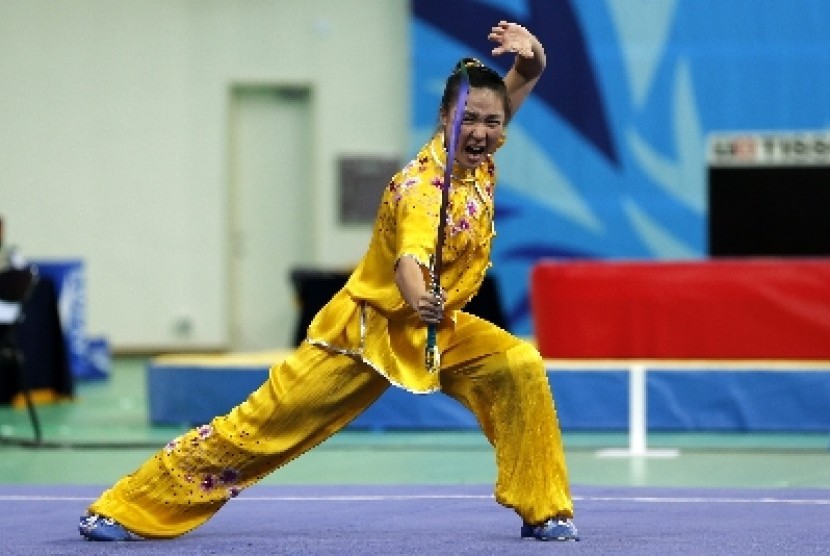 Atlet wushu Indonesia, Irmanto Ivana Ardelia.